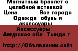 Магнитный браслет с целебной вставкой › Цена ­ 5 880 - Все города Одежда, обувь и аксессуары » Аксессуары   . Амурская обл.,Тында г.